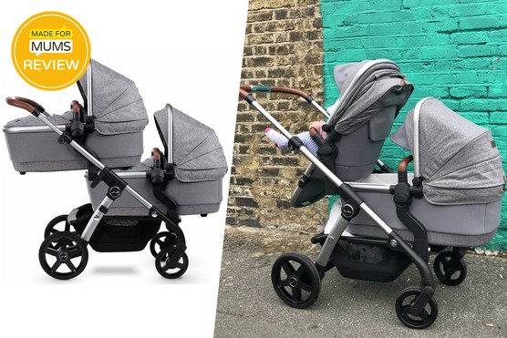 Silver Cross Wave 2020 pushchair outdoors and in a studio