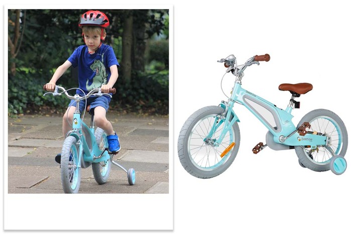 Beehive Toys Blue 16 Vintage Bicycle with child tester Ted