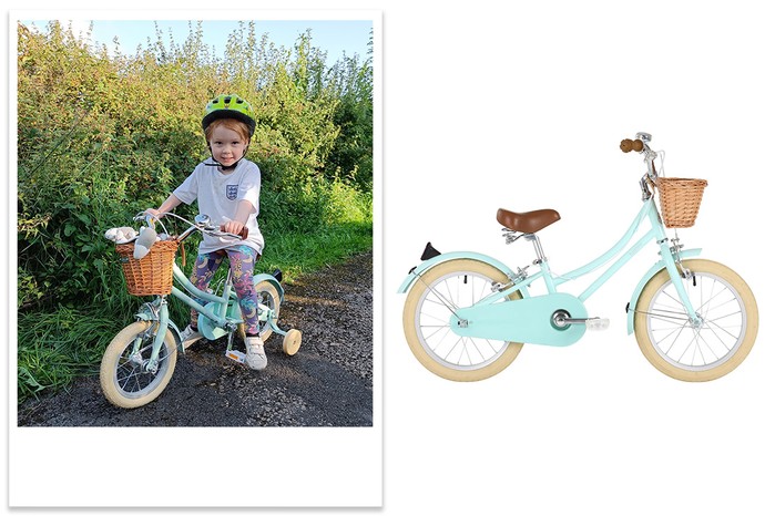 Bobbin Bikes Gingersnap 12” Wheel being tested by alice 4 Bobbin Bikes Gingersnap 12” Wheel being tested by alice 4