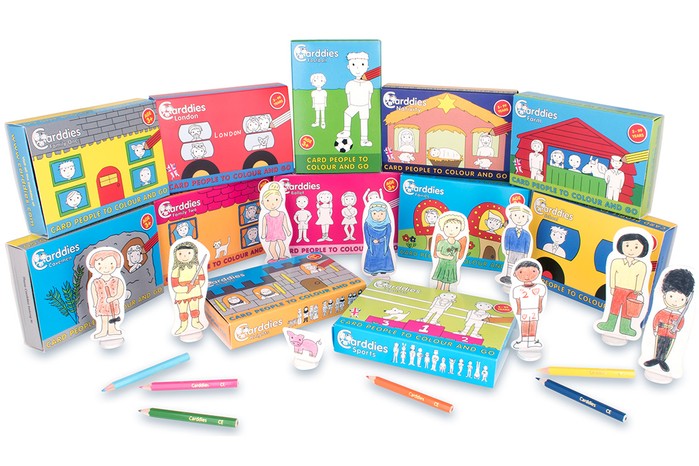 Carddies the Card People to Colour and Go Carddies the Card People to Colour and Go