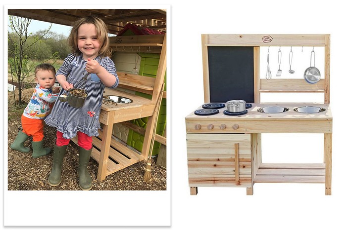 chad-valley-mud-kitchen-with-child-testers chad valley wooden mud kitchen with child tester Brooke