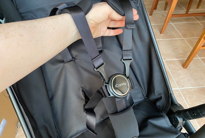 Close-up of iCandy Pip harness