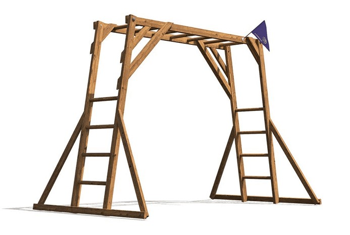 Dunster House Monkey Bars Climbing frame