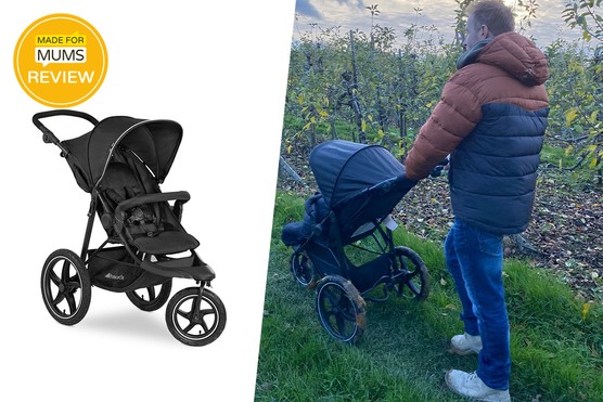 Hauck Runner 2 pushchair review with tester picture and product shot Hauck Runner 2 pushchair review with tester picture and product shot