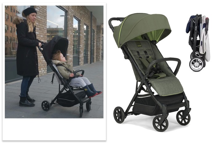 inglesina-quid-2-compact-pushchair Inglesina Quid 2 compact fold pushchair being tested