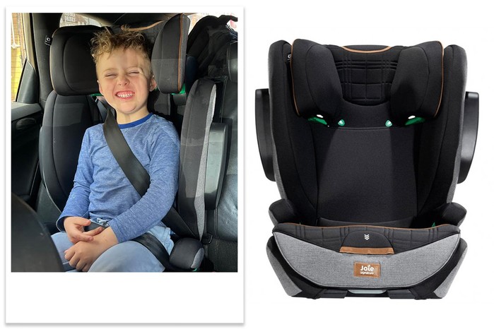 Joie i-Traver car seat tester picture and product shot Joie i-Traver car seat tester picture and product shot