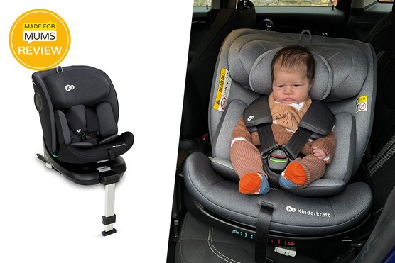 Kinderkraft I-360 i-Size car seat review - tester picture and product shot Kinderkraft I-360 i-Size car seat review - tester picture and product shot