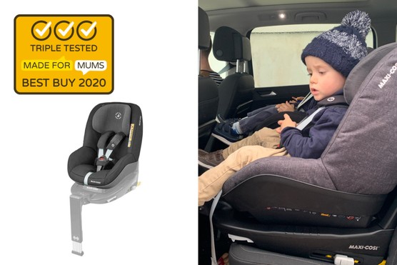 Maxi-Cosi Pearl Pro i-Size photo of a child in the Maxi-Cosi Pearl Pro i-Size