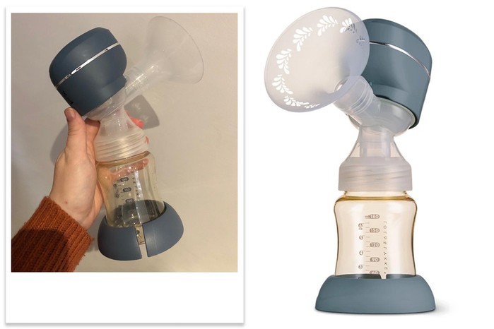 parent tester anna testing lola and lykke breast pump