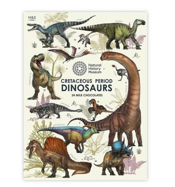 Dinosaur advent calendar