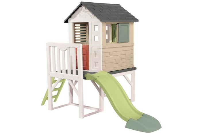 Smoby Playhouse on stilts with slide
