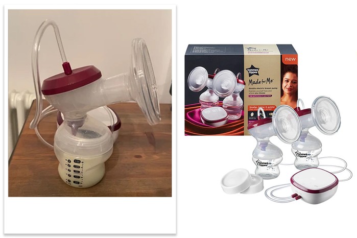 Tommee Tippee Made for Me Double Electric Breastpump being tested by mum Sharna Tommee Tippee Made for Me Double Electric Breastpump being tested by mum Sharna