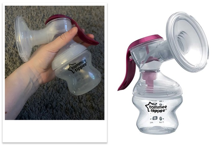 Tommee Tippee Made For Me Single Manual Breast Pump tested by mum Hannah Tommee Tippee Made For Me Single Manual Breast Pump tested by mum Hannah