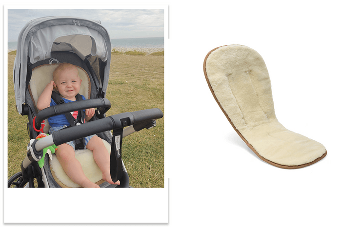 Bugaboo pram liner tested by baby