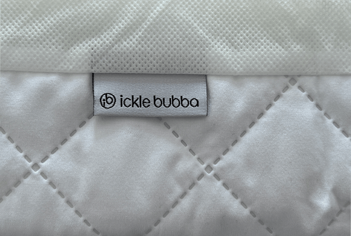 Ickle Bubba Hartley Classic Cot mattress label