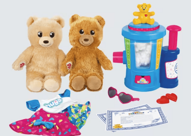 Build a Bear stuffing station