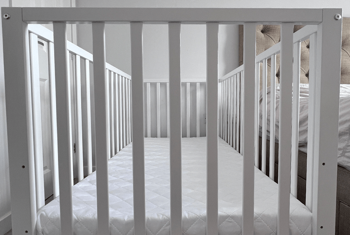 View from the end of the Ickle Bubba Hartley Classic Cot